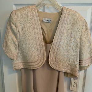 Tan Special Occasion Dress & Jacket